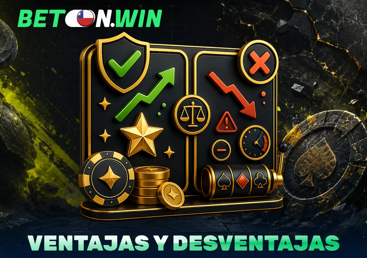 Ventajas y desventajas de Beton Win Casino